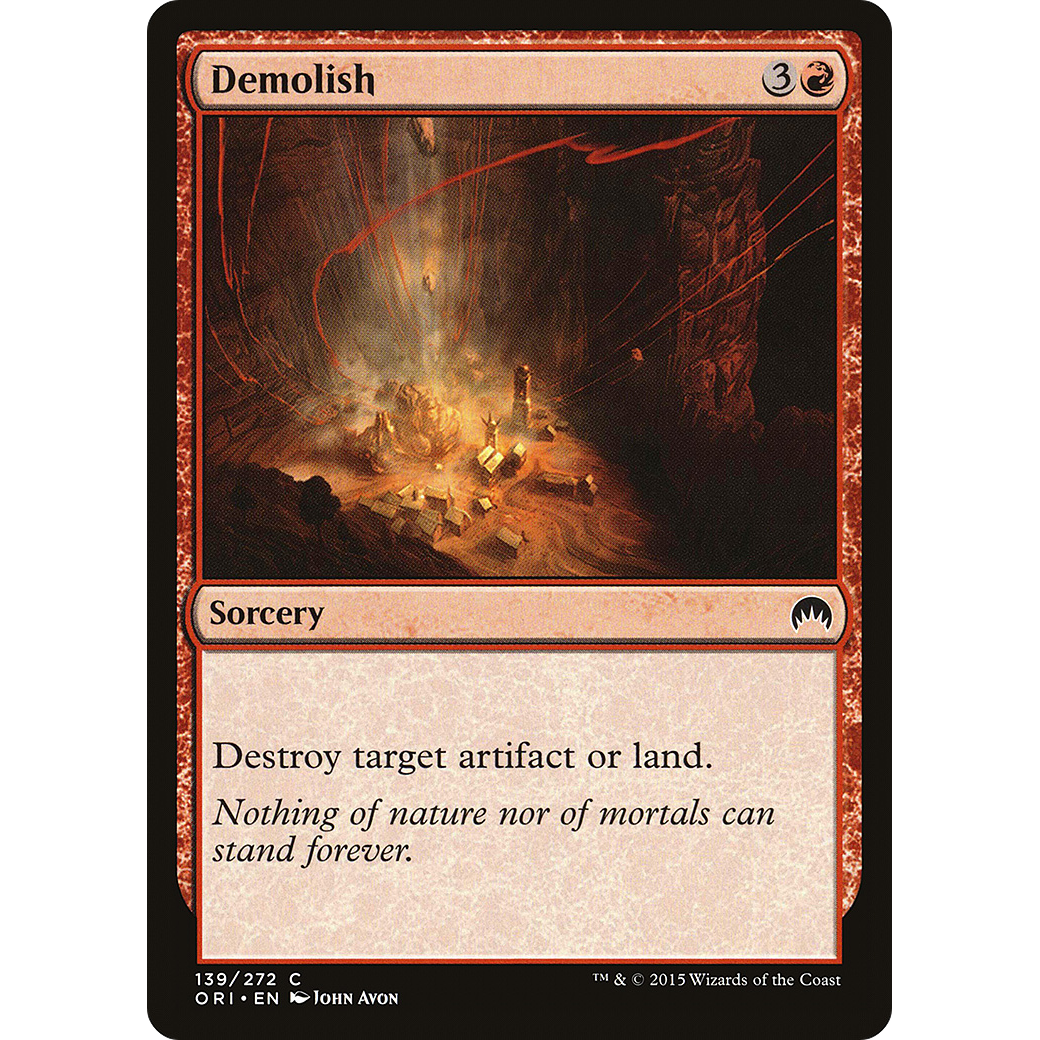 Demolish (ORI-139) - Magic Origins Foil