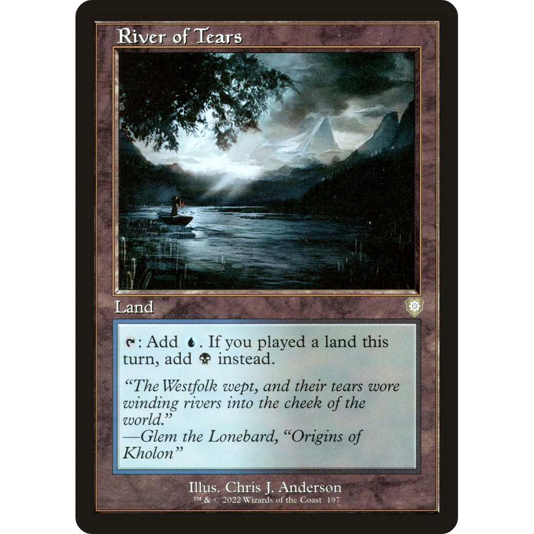 River of Tears (Retro Frame) (BRC-197) - The Brothers' War Commander