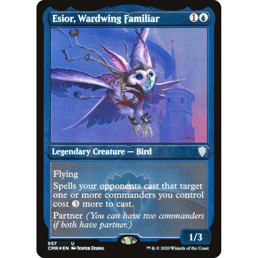 Esior, Wardwing Familiar (Foil Etched) (CMR-557) - Commander Legends Foil