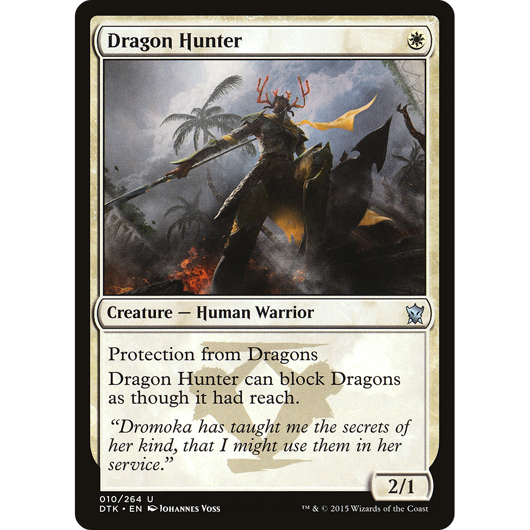 Dragon Hunter (DTK-010) - Dragons of Tarkir Foil