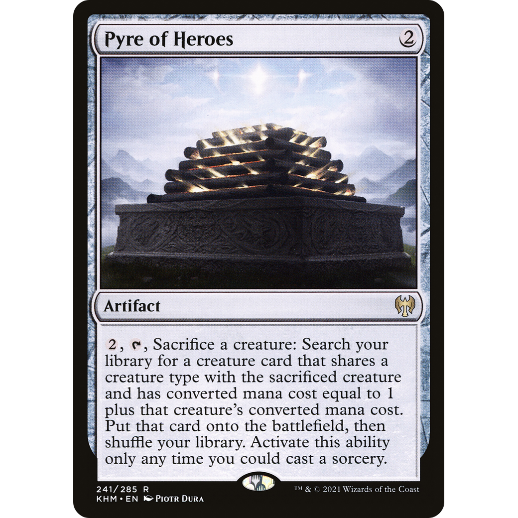 Pyre of Heroes (KHM-241) - Kaldheim Foil