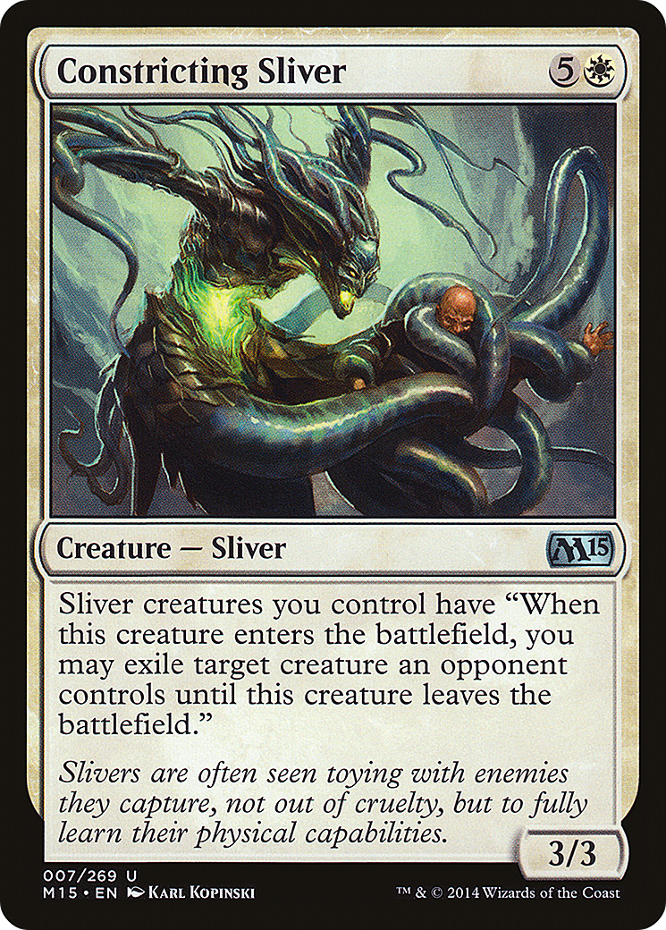 Constricting Sliver (M15-007) - Magic 2015
