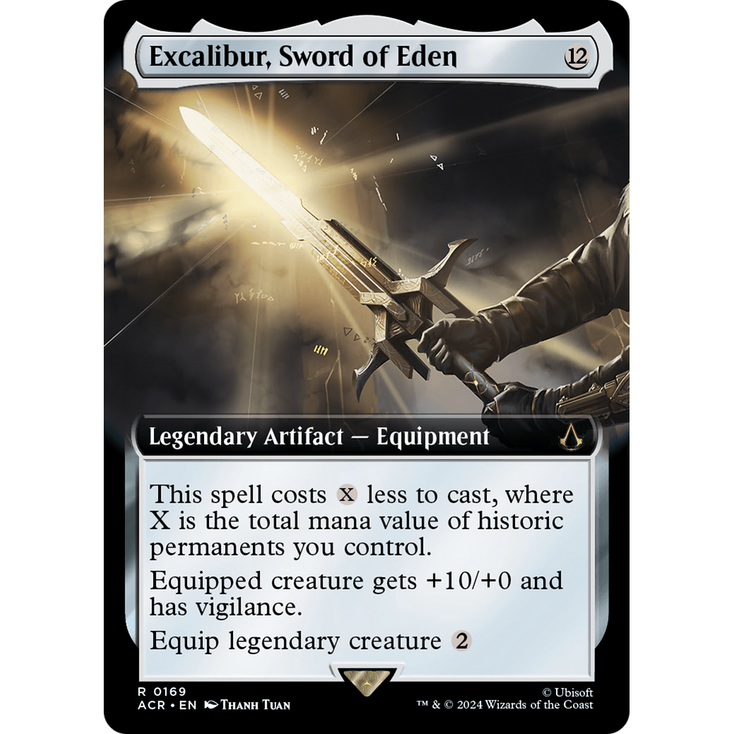 Excalibur, Sword of Eden (Extended Art) (ACR-169) - Assassin's Creed: (Extended Art) Foil