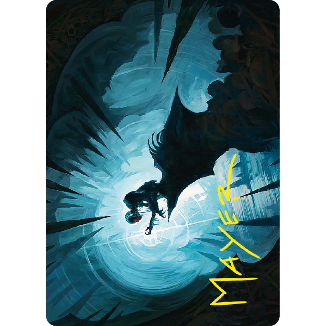 Gollum, Patient Plotter // Gollum, Patient Plotter (ALTR-041) - Tales of Middle-earth Art Series (Borderless)