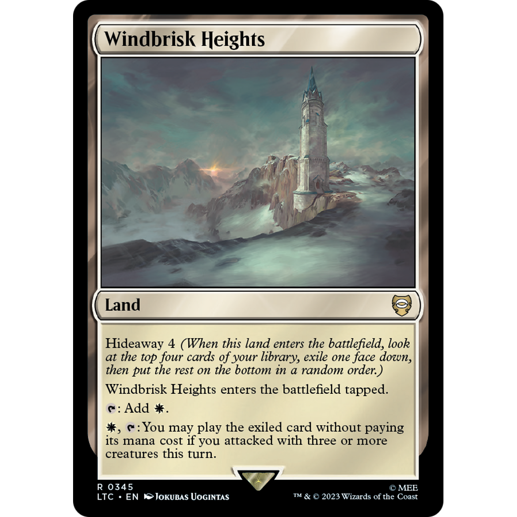 Windbrisk Heights (LTC-345) - Tales of Middle-earth Commander