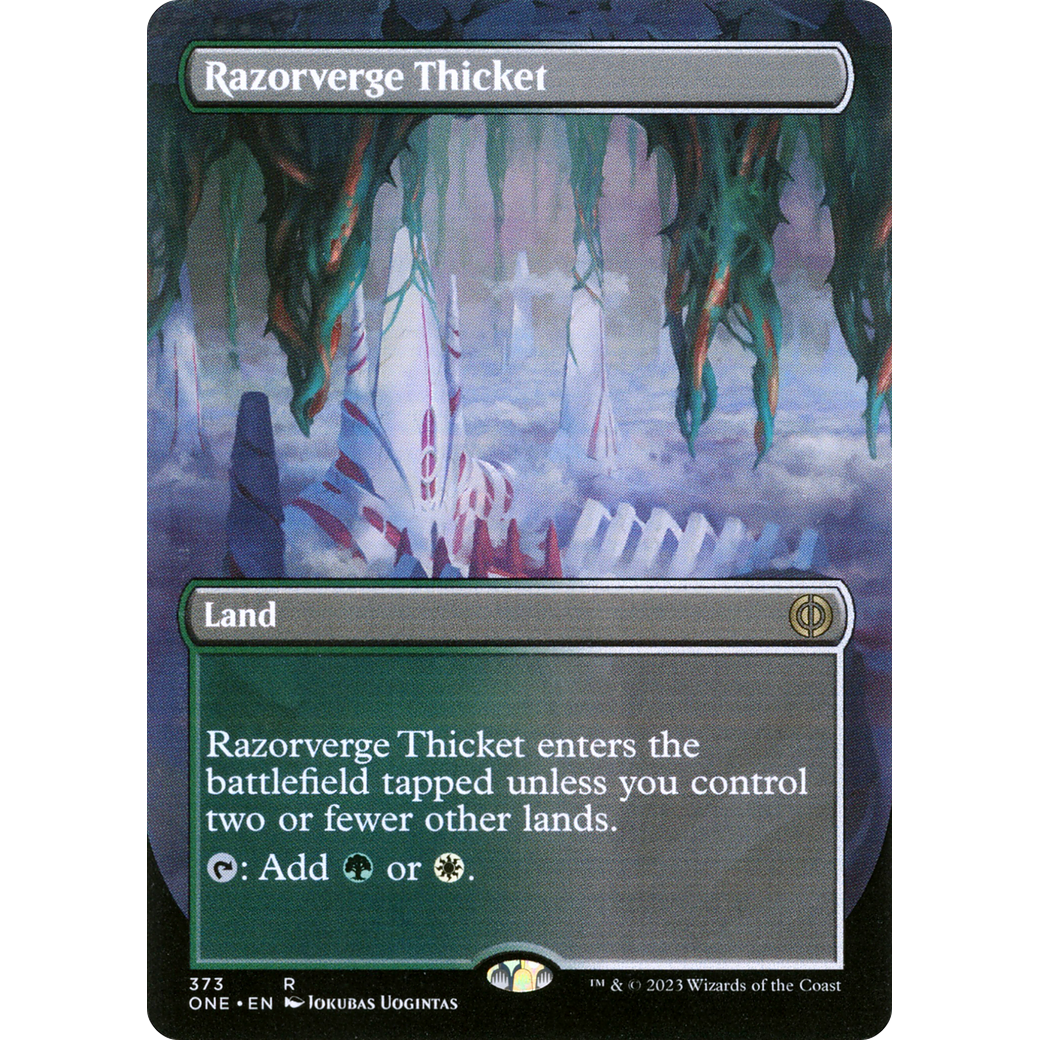 Razorverge Thicket (ONE-373) - Phyrexia: All Will Be One (Borderless)
