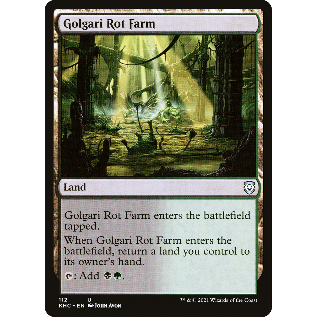 Golgari Rot Farm (KHC-112) - Kaldheim Commander