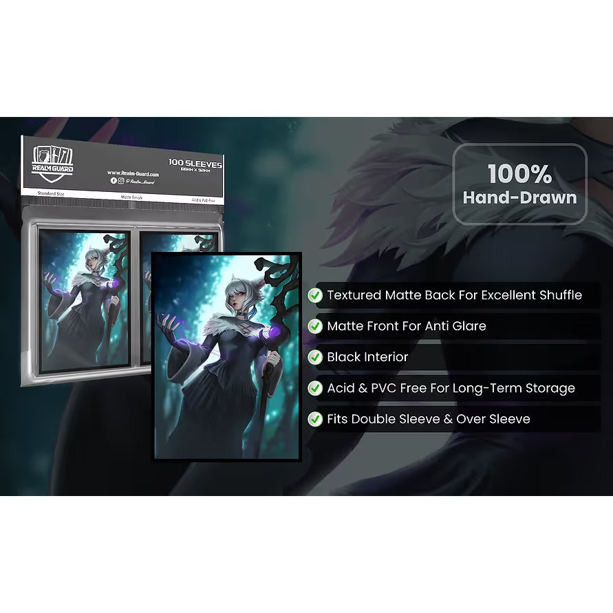 Realm Guard: Art Sleeves - Aetherial Sorceress
