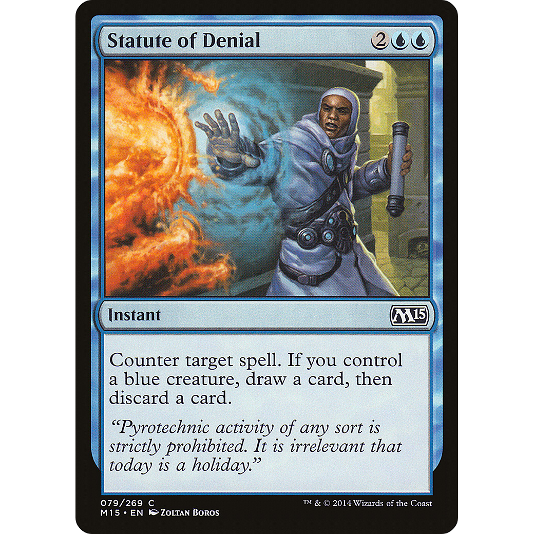 Statute of Denial (M15-079) - Magic 2015 Foil