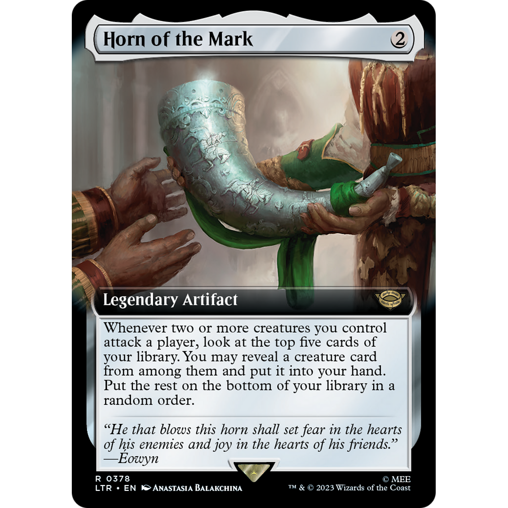 Horn of the Mark (LTR-378) - The Lord of the Rings: Tales of Middle-earth: (Extended Art) Foil