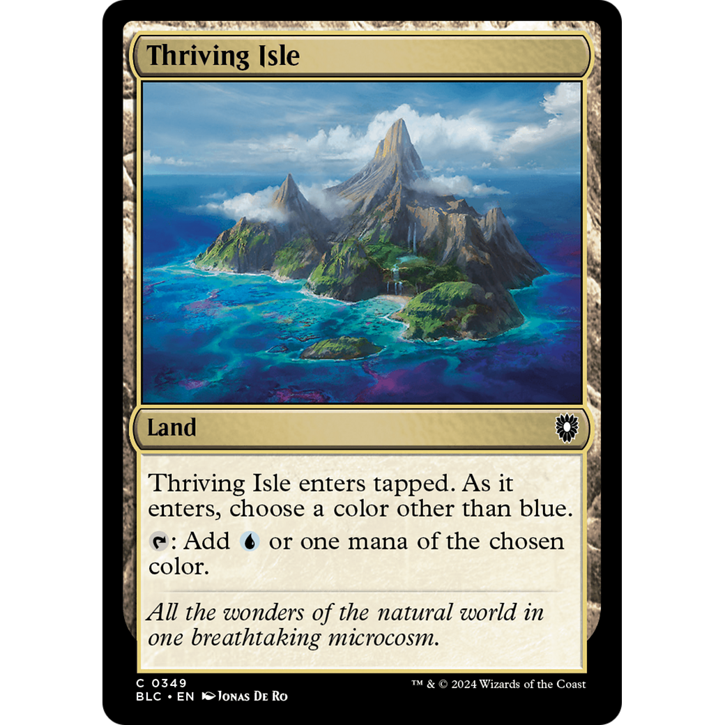 Thriving Isle (BLC-349) - Bloomburrow Commander