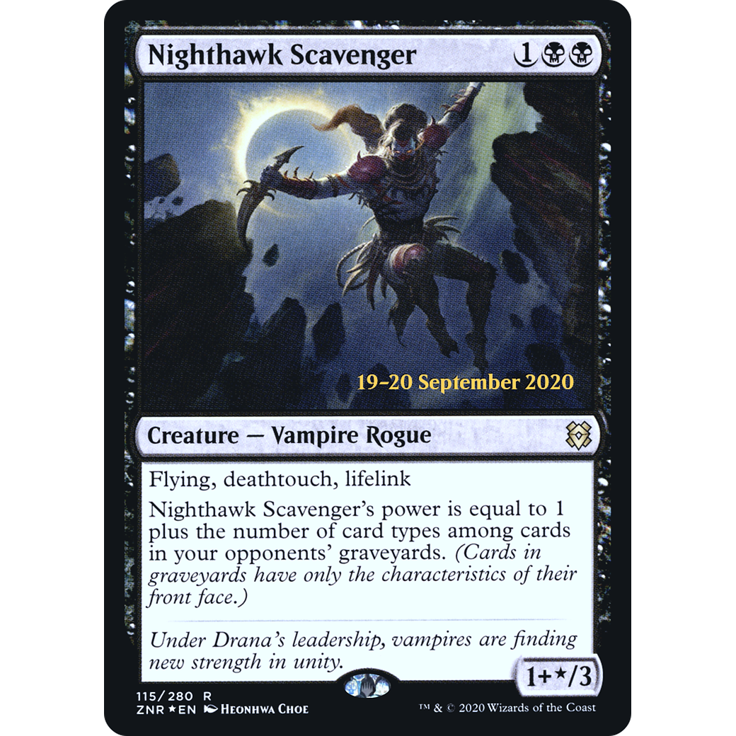 Nighthawk Scavenger (PRE-115) - Zendikar Rising Promos Foil