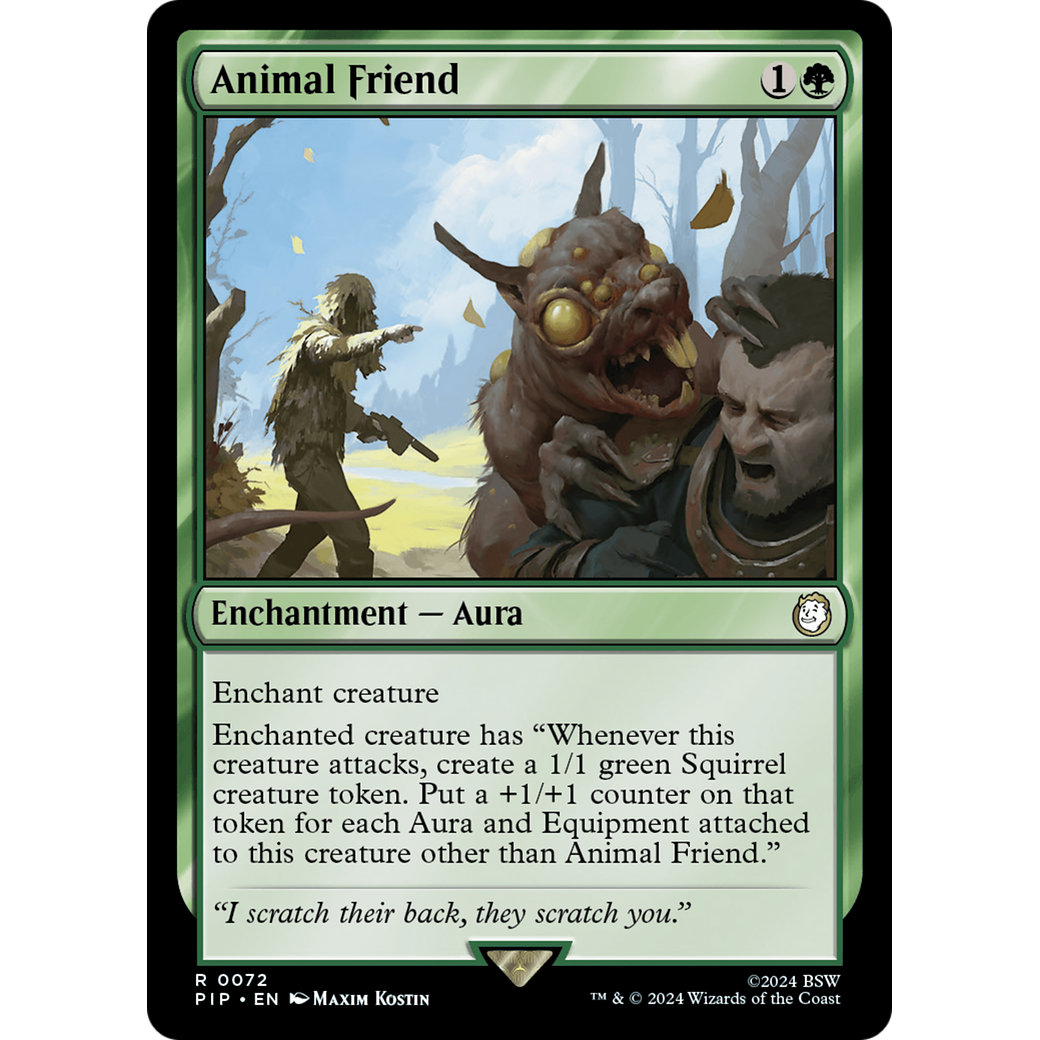 Animal Friend (PIP-072) - Fallout Foil