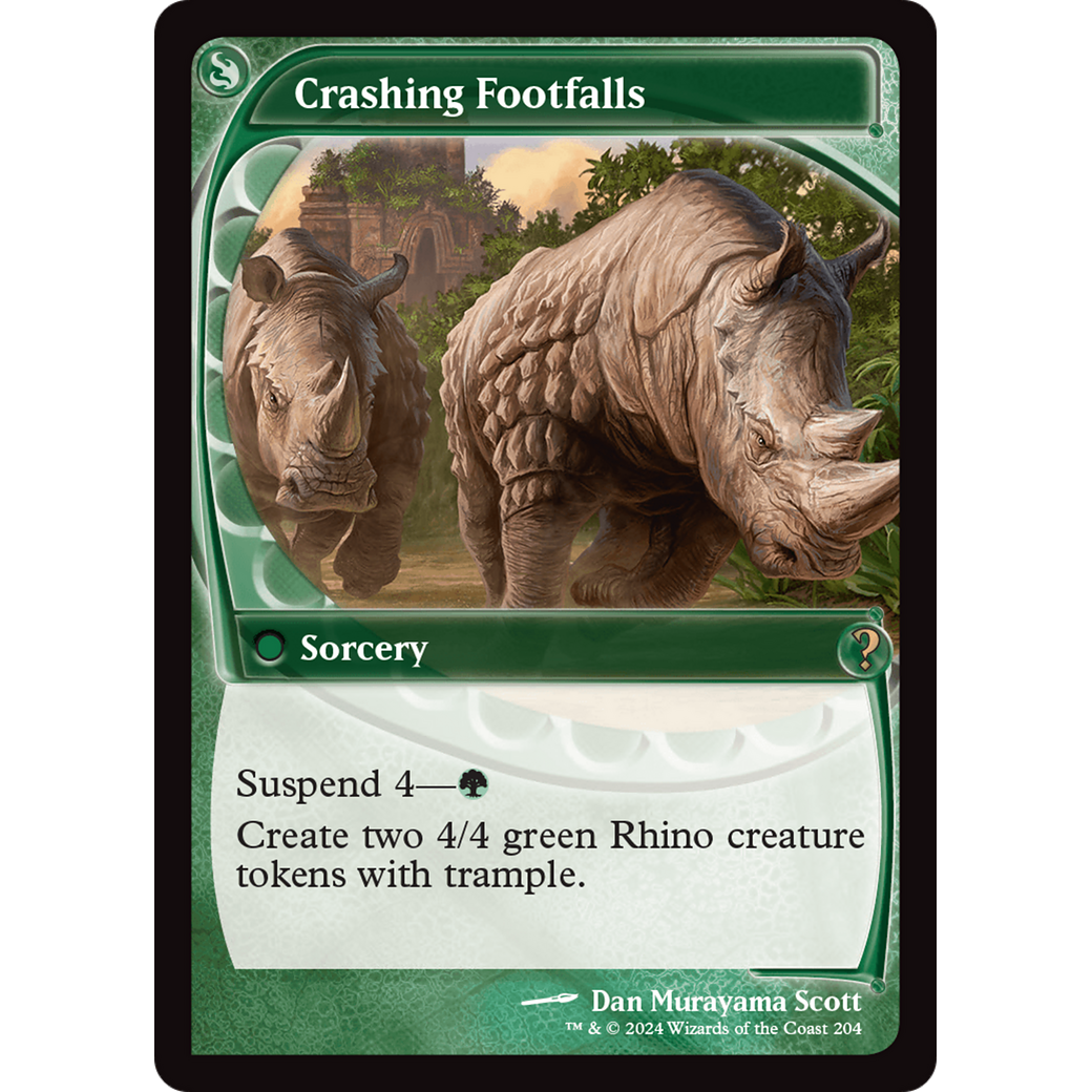 Crashing Footfalls (Future Sight) (MB2-204) - Mystery Booster 2