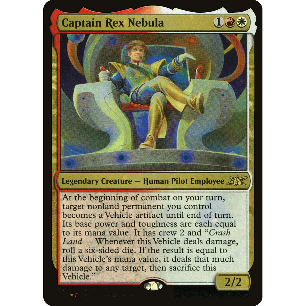 Captain Rex Nebula (Galaxy Foil) (UNF-450) - Unfinity Foil