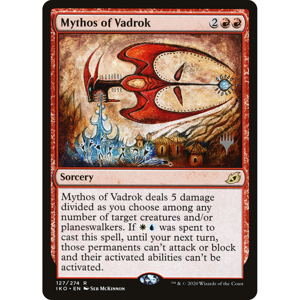 Mythos of Vadrok (PPIKO-127) - Ikoria: Lair of Behemoths Promos Foil