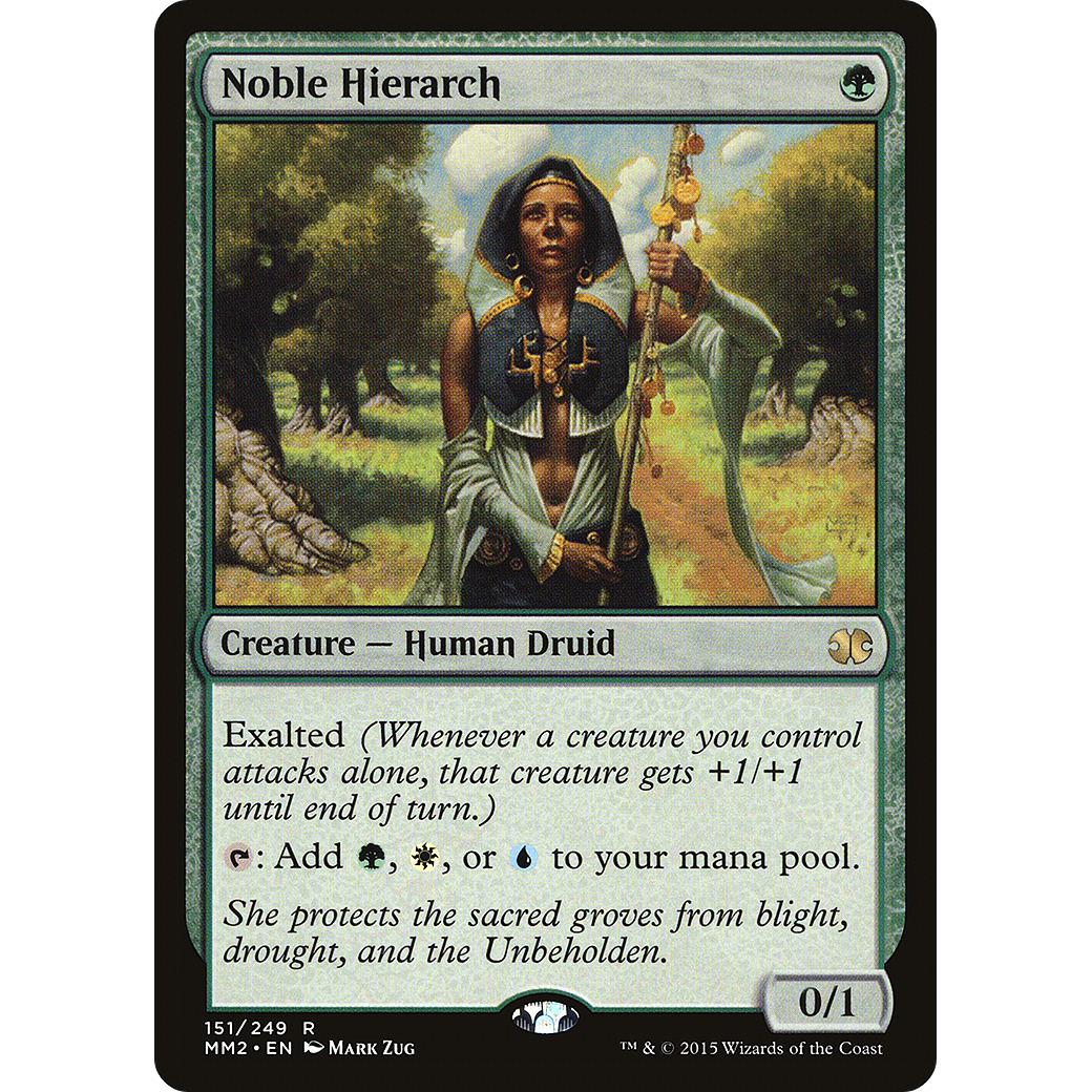 Noble Hierarch (MM2-151) - Modern Masters 2015