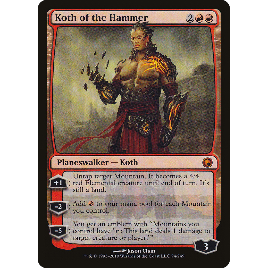 Koth of the Hammer (SOM-094) - Scars of Mirrodin Foil
