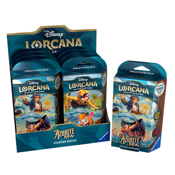 Disney Lorcana: Azurite Sea Starter Decks (Contains BOTH decks) (Pre-Order Expected Release 11/15/24)