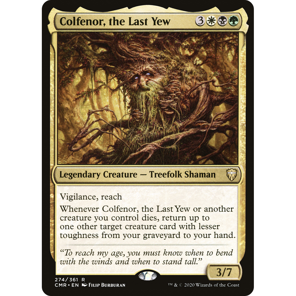 Colfenor, the Last Yew (CMR-274) - Commander Legends Foil