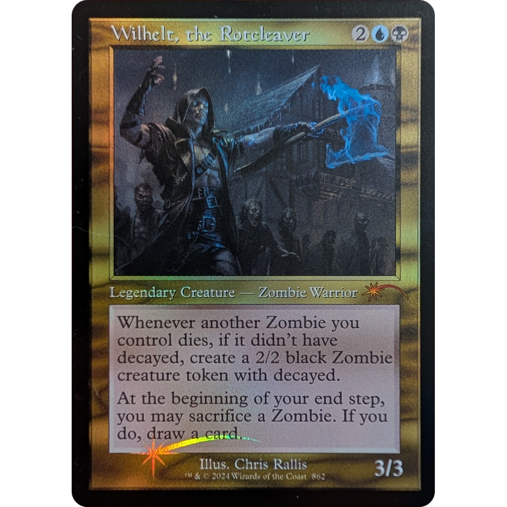 Wilhelt, the Rotcleaver (Retro Frame) (SLD-862) - Secret Lair Drop Foil