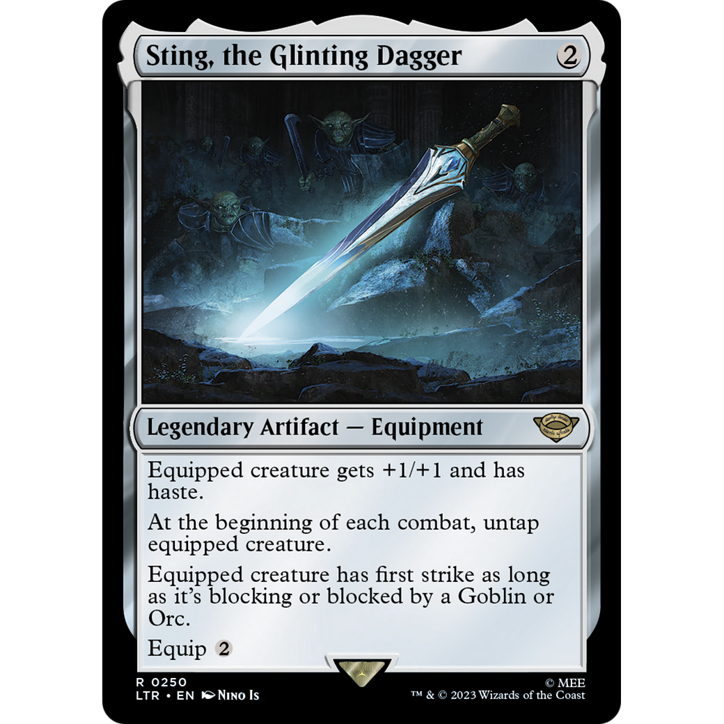 Sting, the Glinting Dagger (LTR-250) - The Lord of the Rings: Tales of Middle-earth