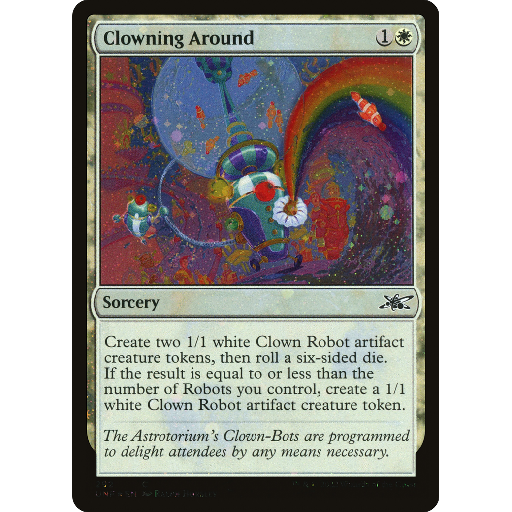 Clowning Around (Galaxy Foil) (UNF-292) - Unfinity Foil