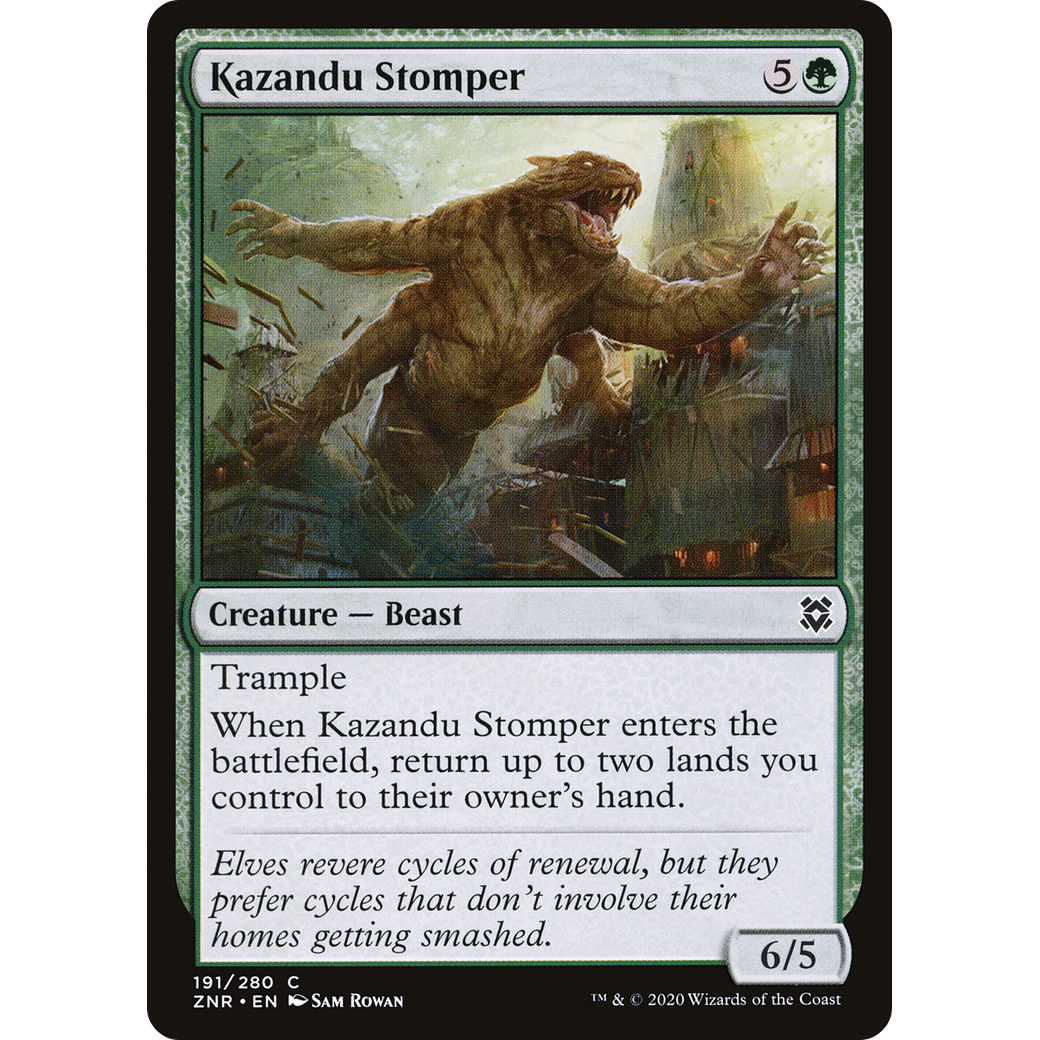 Kazandu Stomper (ZNR-191) - Zendikar Rising