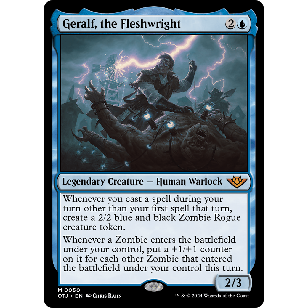Geralf, the Fleshwright (OTJ-050) - Outlaws of Thunder Junction