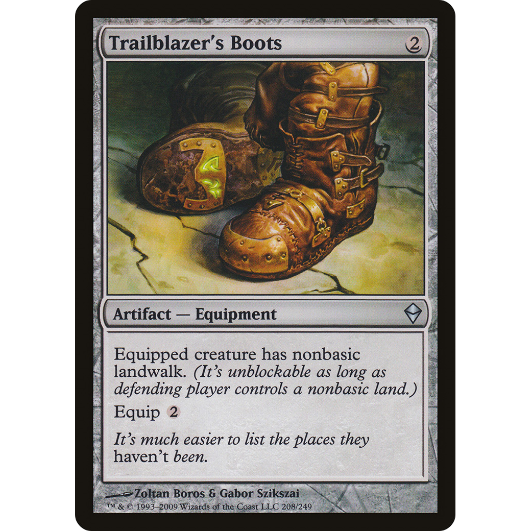 Trailblazer's Boots (ZEN-208) - Zendikar Foil