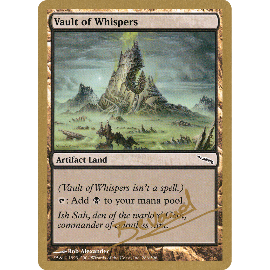 Vault of Whispers - 2004 Manuel Bevand (MRD) (WCD-) - World Championship Decks 2004