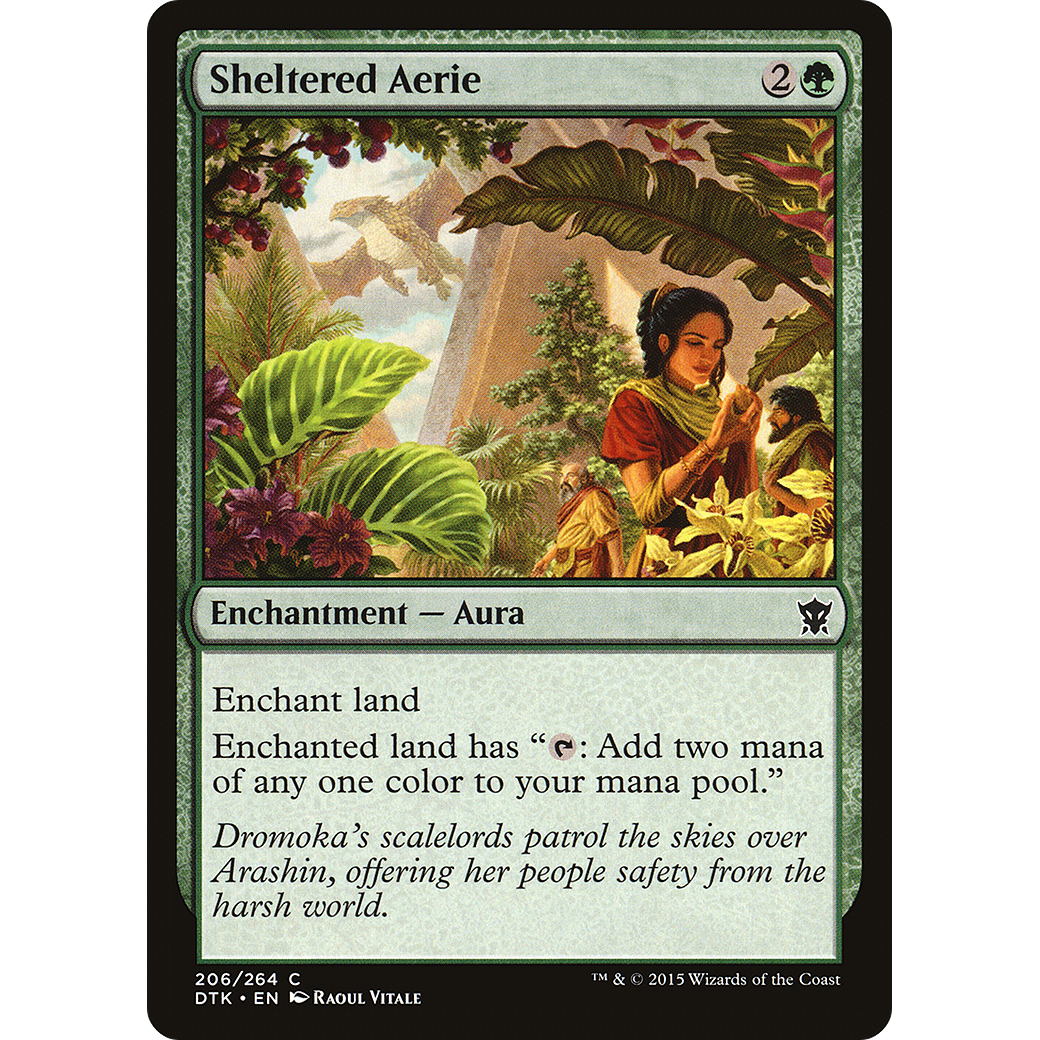 Sheltered Aerie (DTK-206) - Dragons of Tarkir