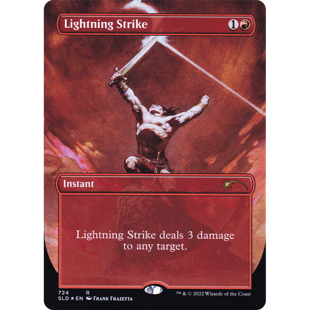 Lightning Strike (SLD-724) - Secret Lair Drop (Borderless)