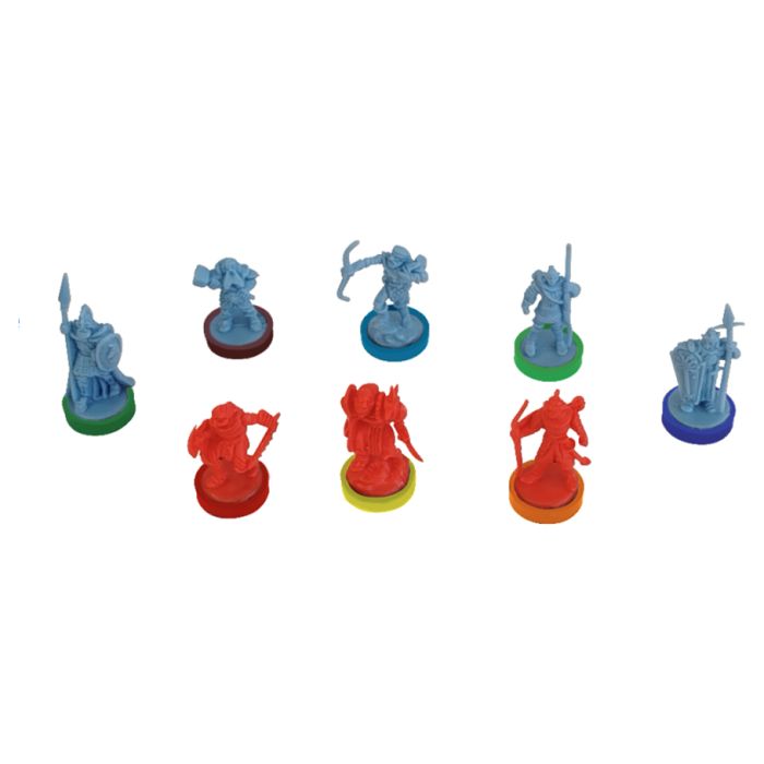 Lord of the Rings: War of the Ring - Colored Plastic Rings: Core Set (Pre-Order)