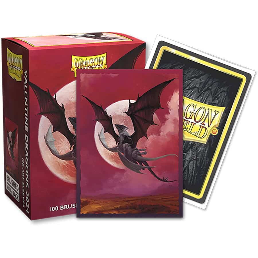 Dragon Shield 100ct Brushed Art Sleeves: Valentines 2024