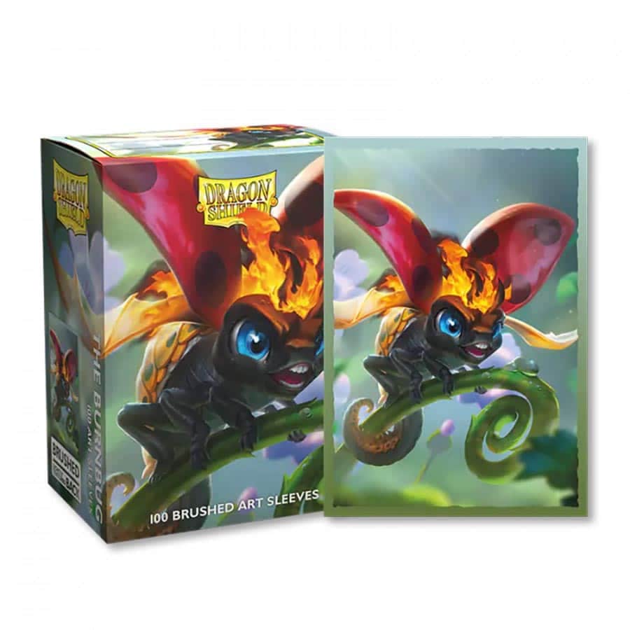 Dragon Shield Sleeves 100ct: Brushed Art - Spirit Animal Dragons: The Burnbug