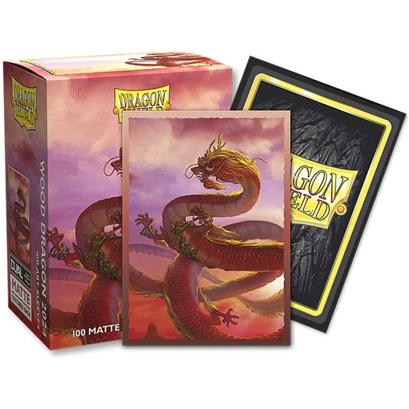 Dragon Shield Sleeves 100ct: Dual Matte Art - Year of the Wood Dragon (Chinese New Year 2024)
