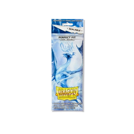 Dragon Shield 100ct Perfect Fit Sleeves: Clear Sealable