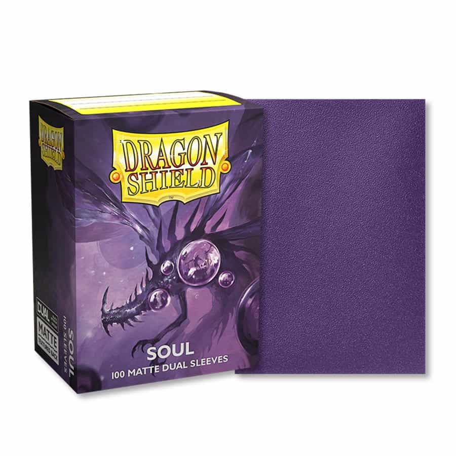 Dragon Shield 100ct Dual Sleeves: Soul Metallic Matte