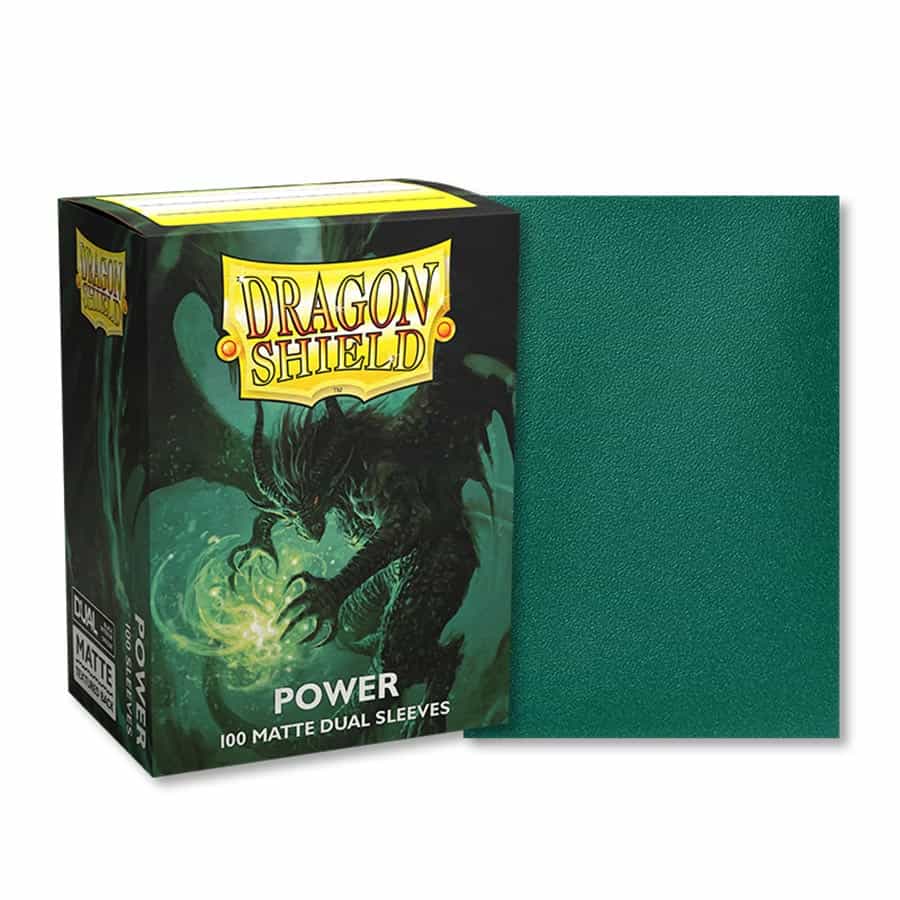 Dragon Shield 100ct Dual Sleeves: Power Matte