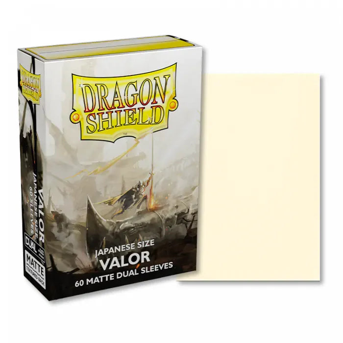 Dragon Shield Dual Sleeves Japanese Size 60ct: Valor Matte