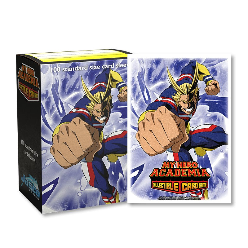 Dragon Shield 100ct Matte Sleeves: My Hero Academia - All Might Punch