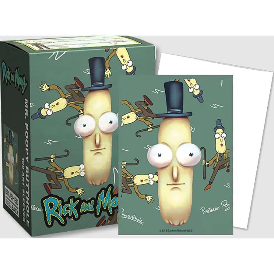 Dragon Shield 100ct Brushed Art Sleeves: Rick and Morty - Mr. Poopy Butthole