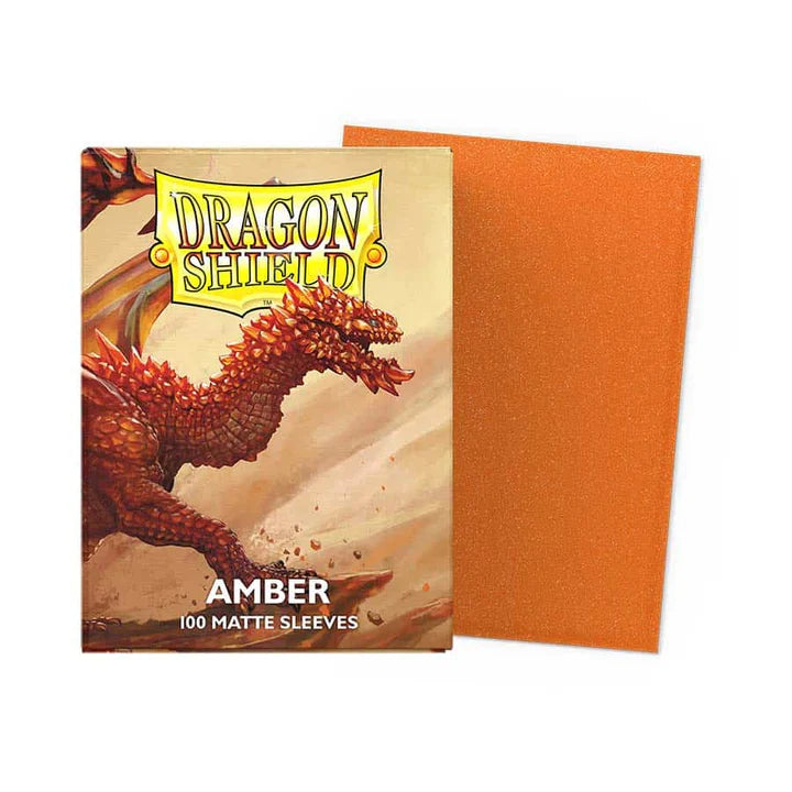 Dragon Shield: Amber 100ct Sleeves