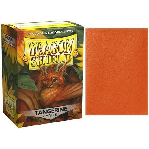 Dragon Shield 100ct Sleeves: Tangerine Matte