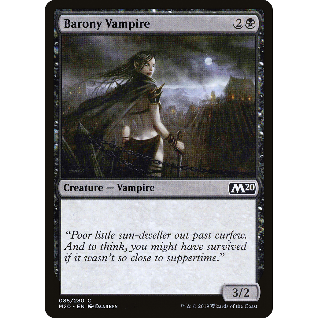 Barony Vampire (M20-085) - Core Set 2020