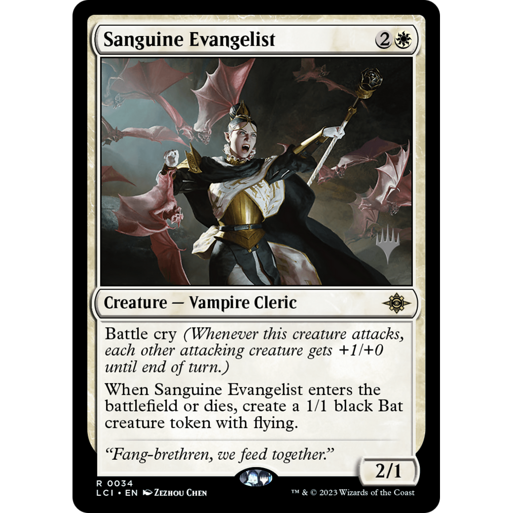 Sanguine Evangelist (PPLCI-34P) - The Lost Caverns of Ixalan Promos