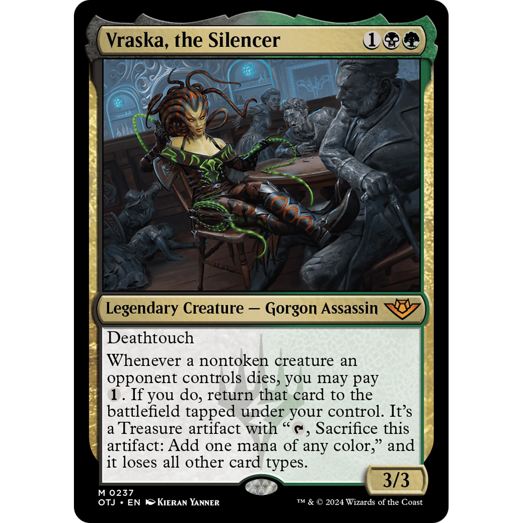 Vraska, the Silencer (OTJ-237) - Outlaws of Thunder Junction Foil