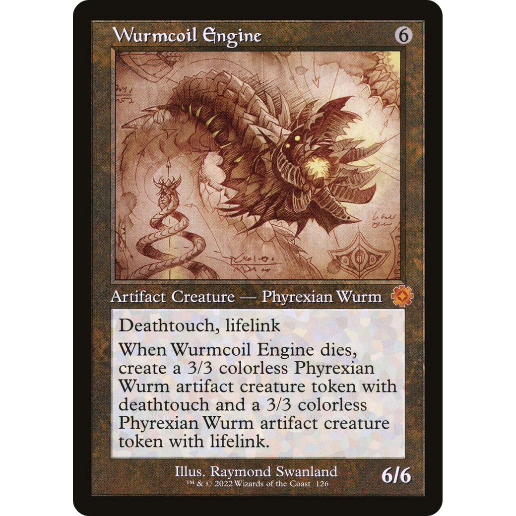 Wurmcoil Engine (Schematic) (BRR-126) - The Brothers' War Retro Artifacts