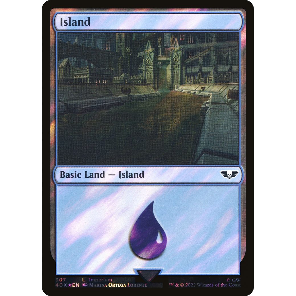 Island (40K-307) - Warhammer 40,000 Commander Foil